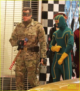A First Look of Jim Carrey as 'Colonel Stars' on Set of 'Kick-Ass 2: Balls to the Wall'